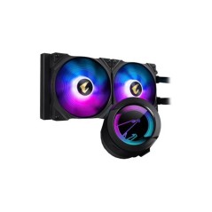 Aorus WATERFORCE 280 Liquid Cooling System - High-Performance 140mm Processor Cooler - Black - 1-Pack (SKU: 4719331552367)
